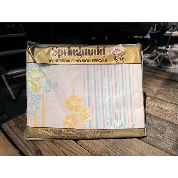 Springmaid Bedding Vintagespringmaid Doubleflat Sheetbnip Poshmark